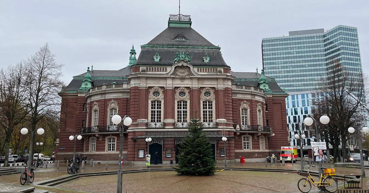 Laeiszhalle building at Neustadt