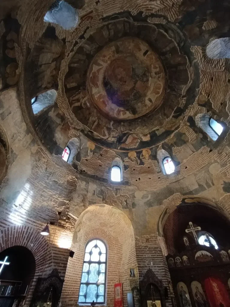 The magnificent dome of the Rotunda of St. George church.