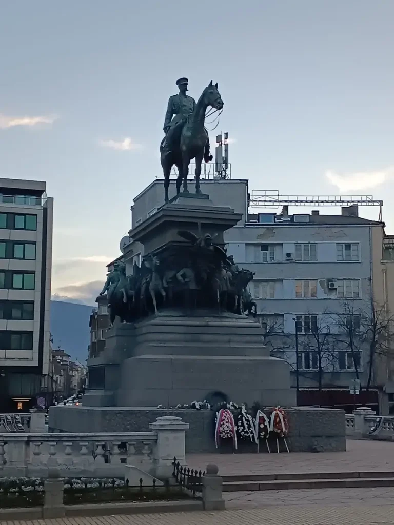 The Tsar Liberator monument in the center of Sofia, Bulgaria.