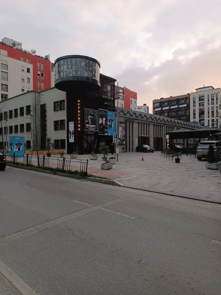 A square at Blloku, the most trendy neighborhood in Tirana.