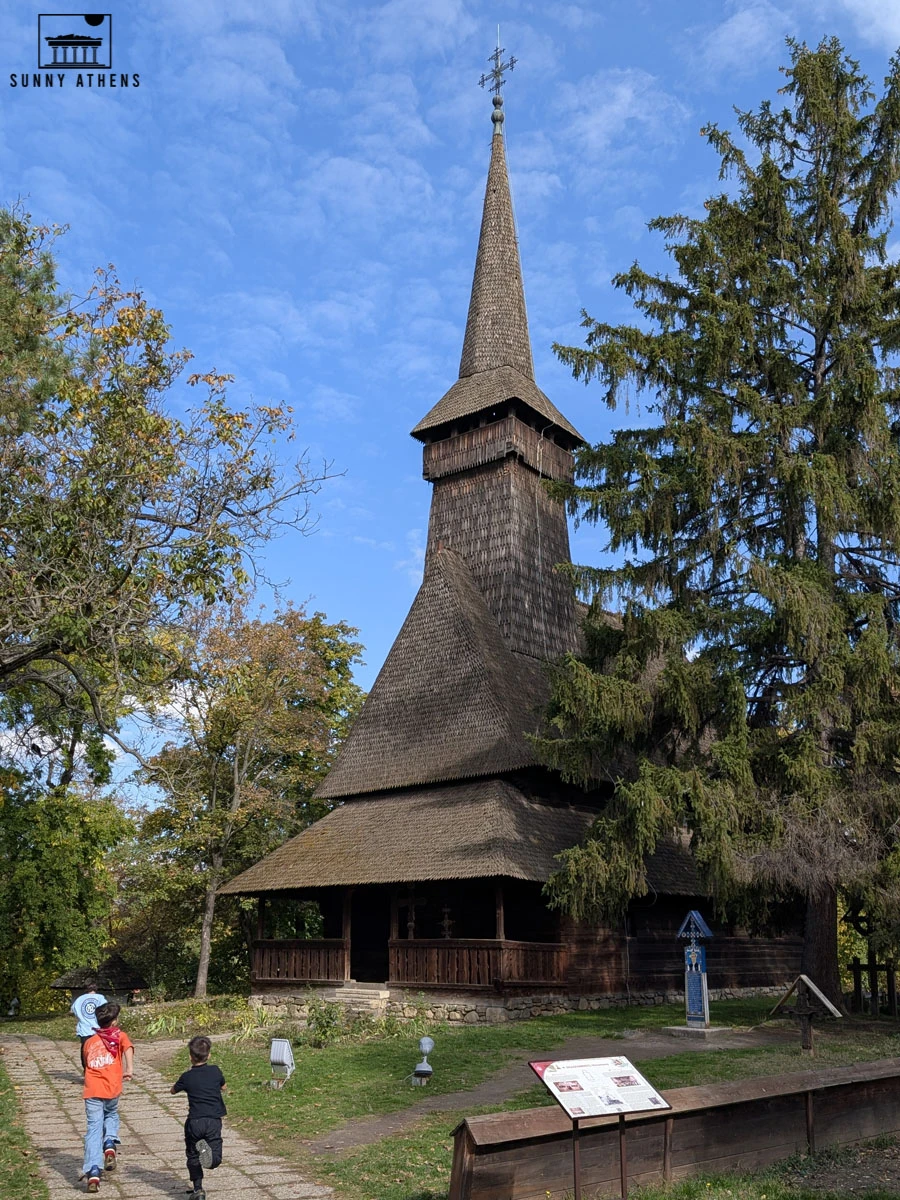 A unique wooden church at the Dimitrie Gusti National Village Museum is a key cultural stop on a Bucharest in 3 days itinerary.
