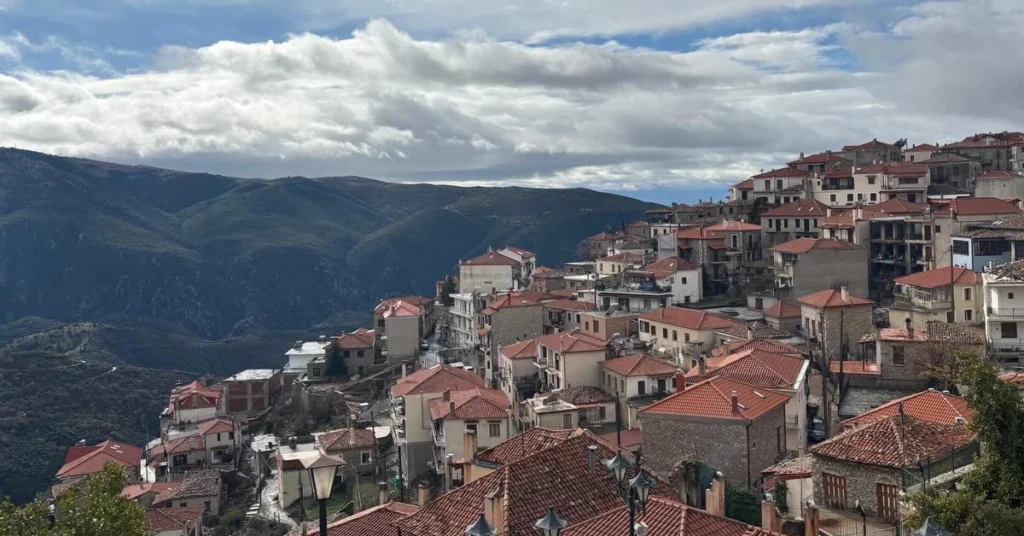 Panoramic view of Arachova